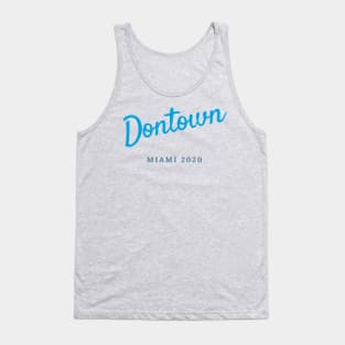DONTOWN Miami home of the Marlins Tank Top